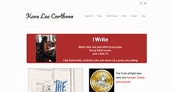 Desktop Screenshot of karaleecorthron.com
